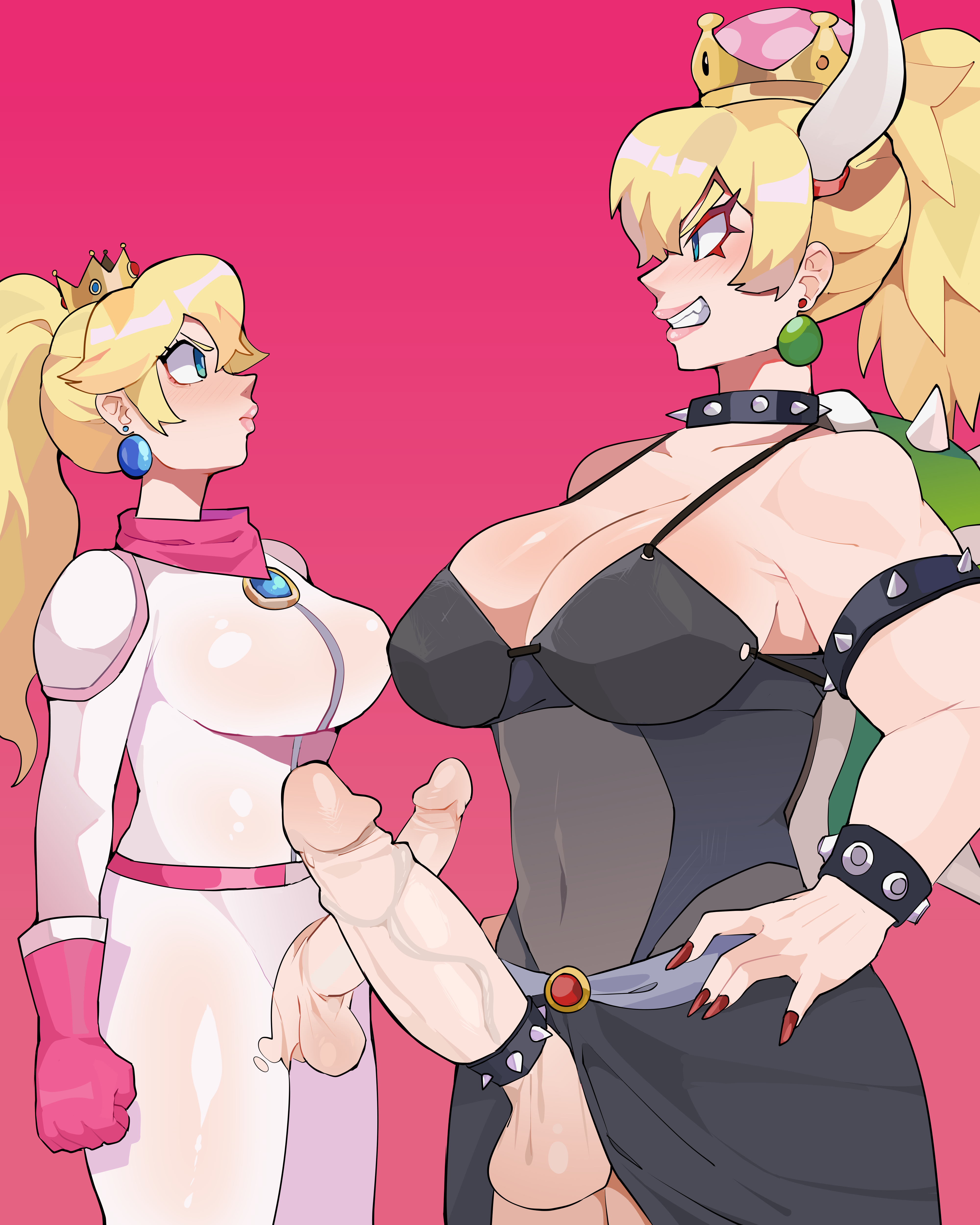 Peach and Bowsette