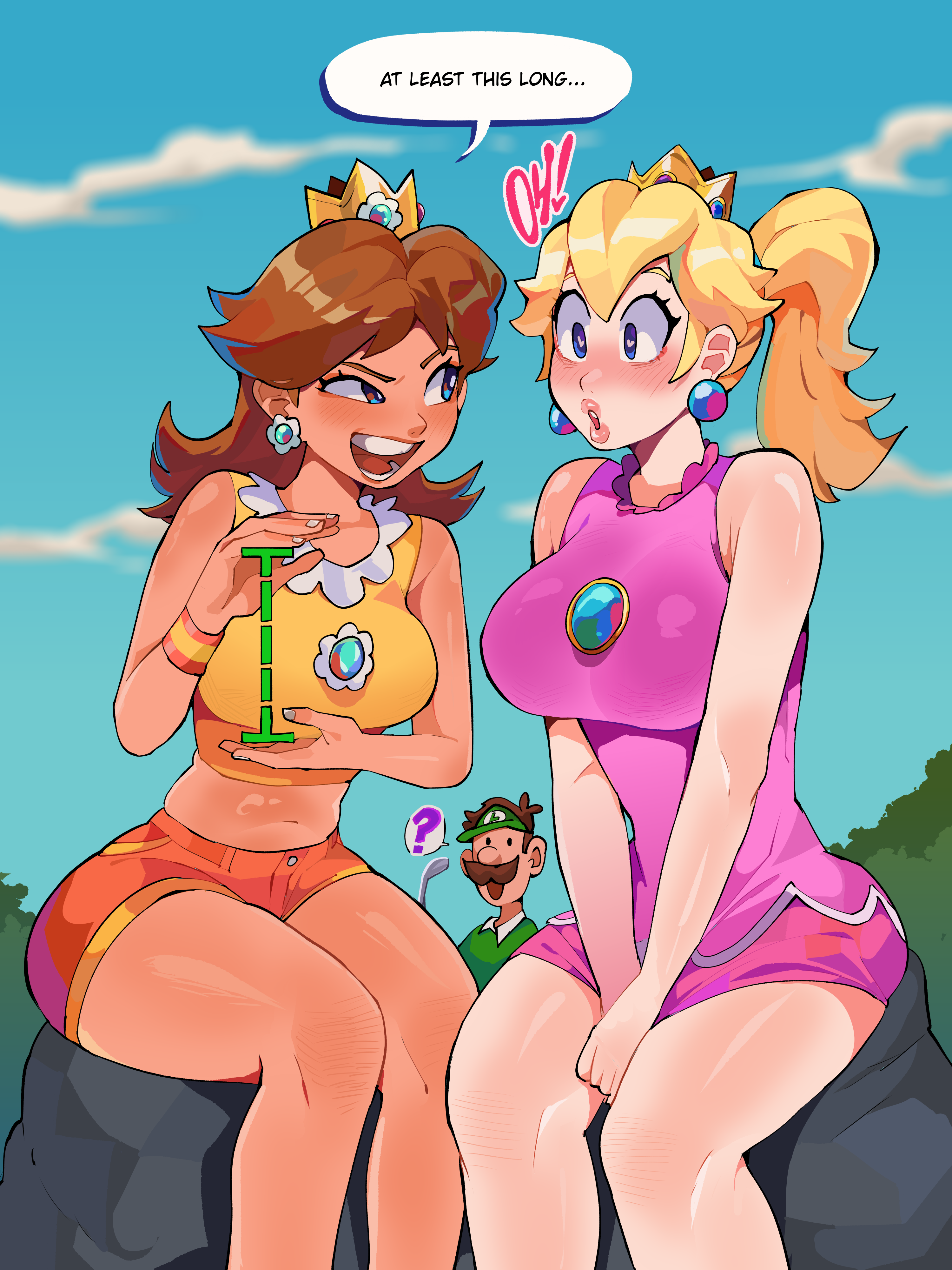 Daisy and Peach 