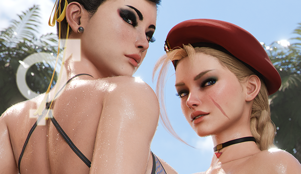 [Futa] Chun-Li and Cammy