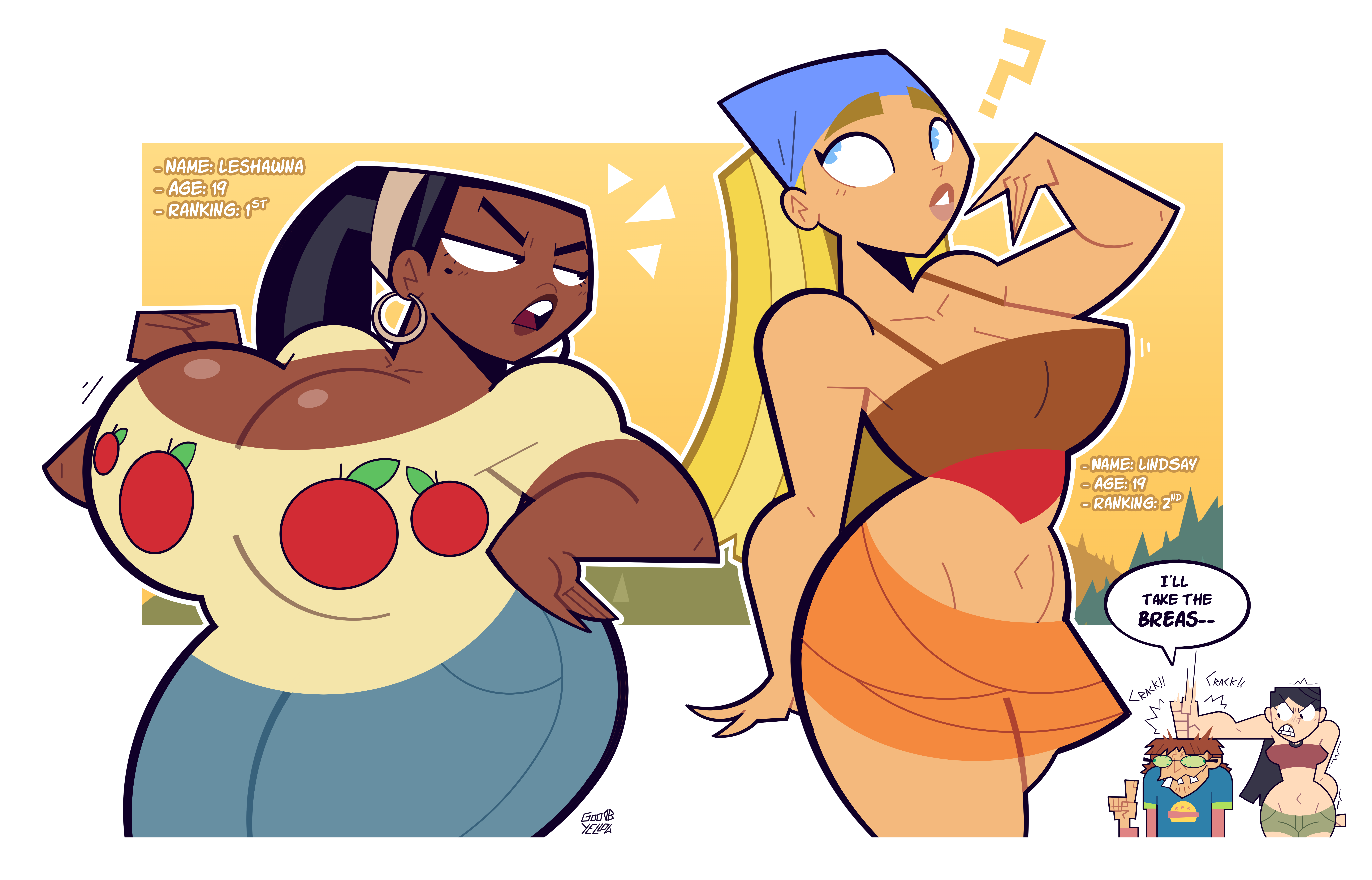 LeShawna & Lindsay (Total Drama Island)