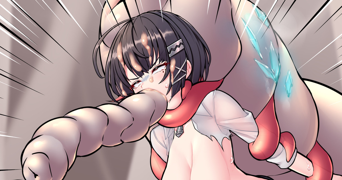 WIP - mouth insertion / birth scene sample GIF