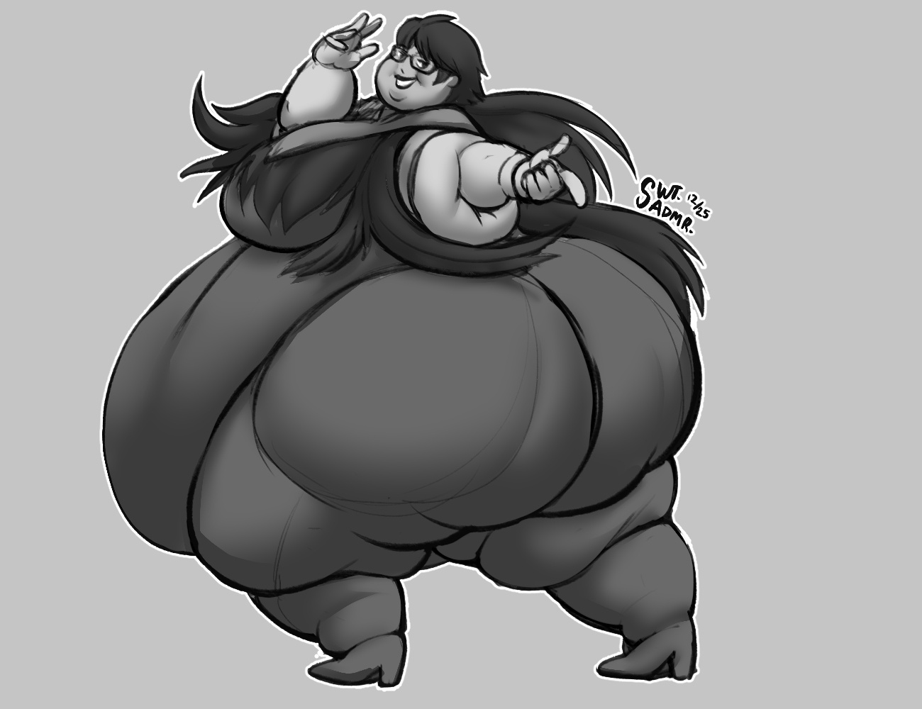 Sketch Requests - Bayonetta, Judy Hopps, Monster Prom Gals, and Velvette 