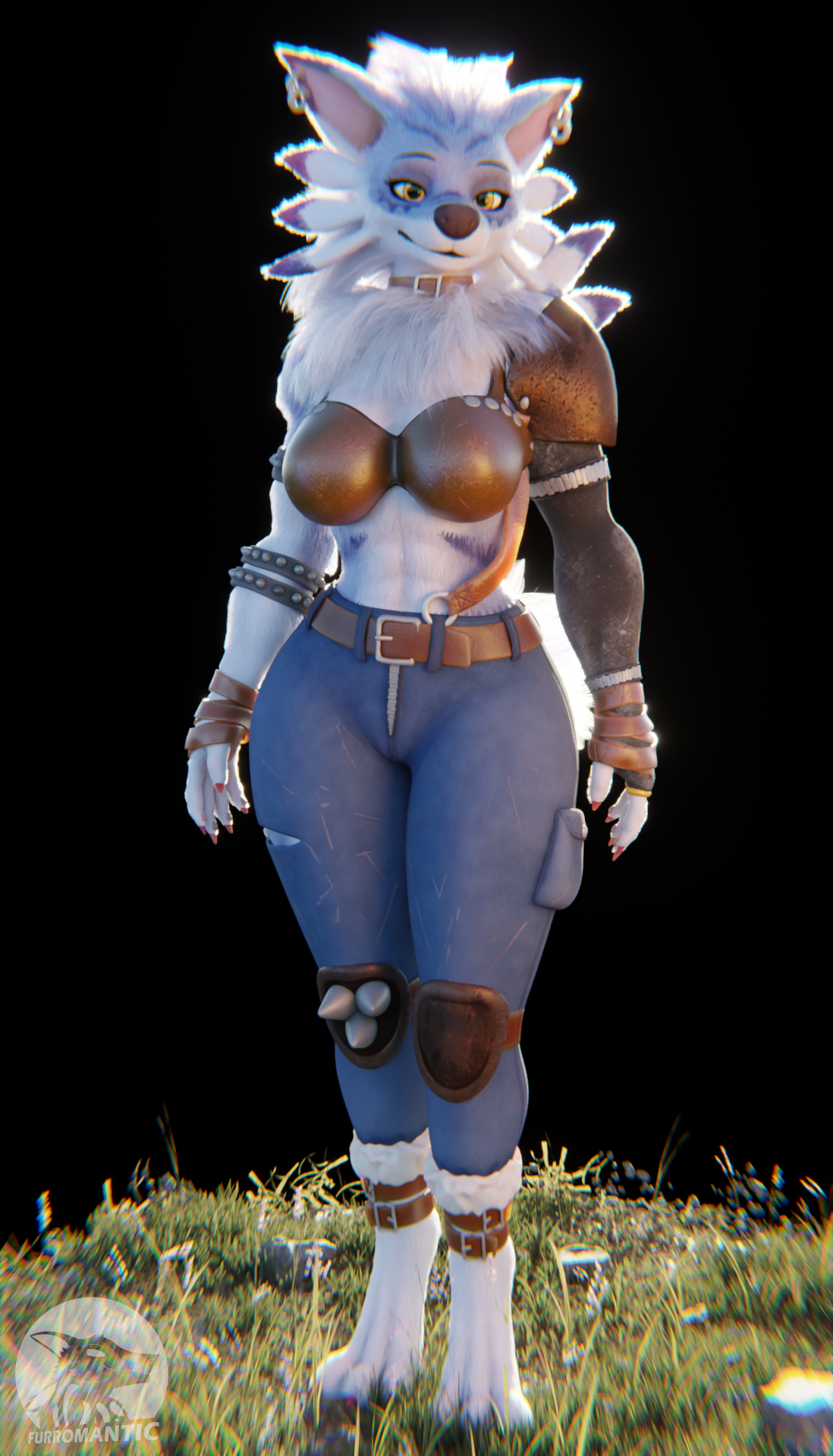 [Model] - Fem Weregarurumon (Blender)