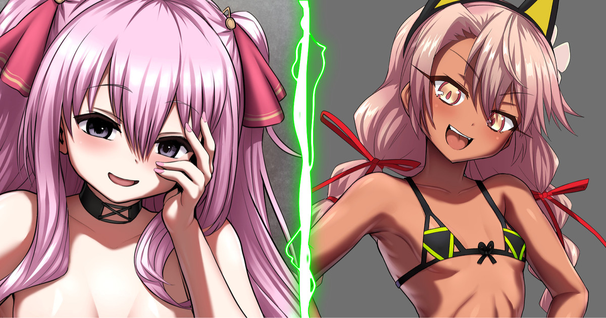 Yuni & Kuro futanari