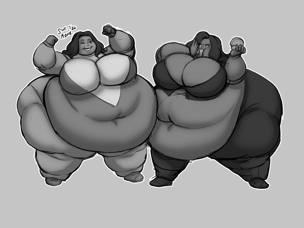 Sketch Requests - SheHulk and Big Bertha