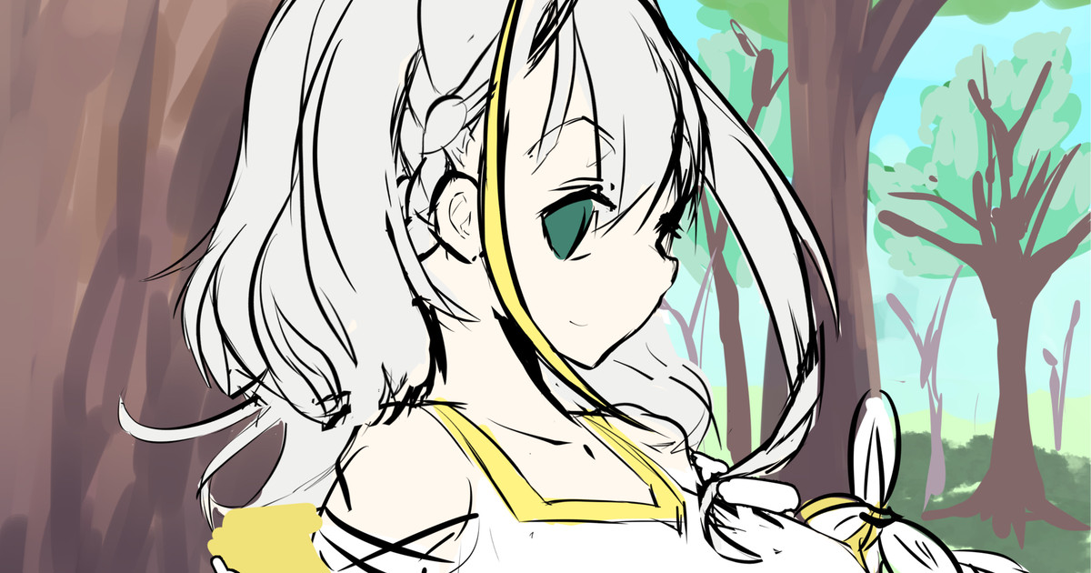 紡乃世ちゃんラフ