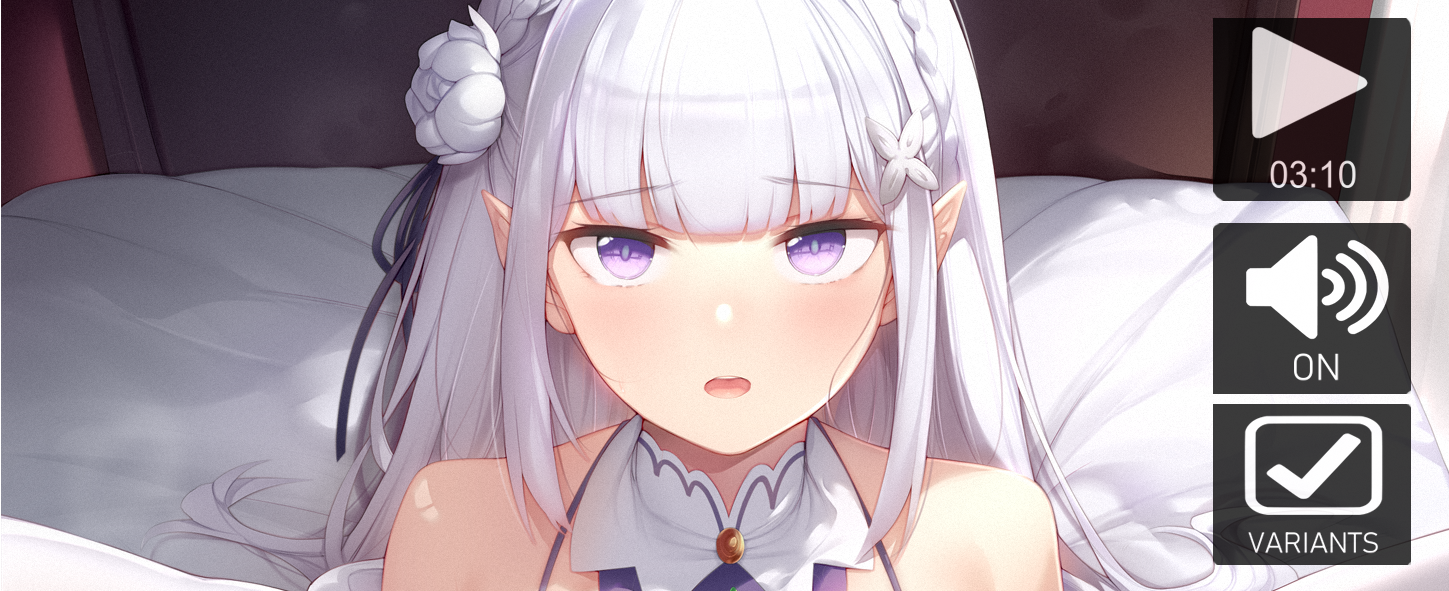 Emilia are you a V animation (Re:zero) [03:10] ❤️