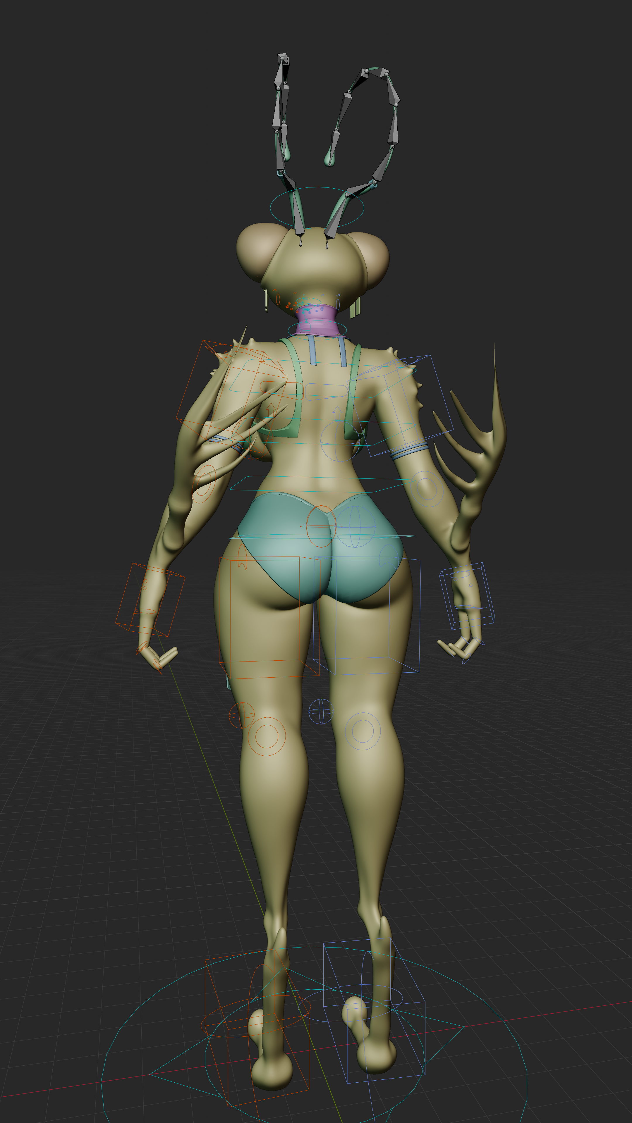 Thraxxan Chick Model update.