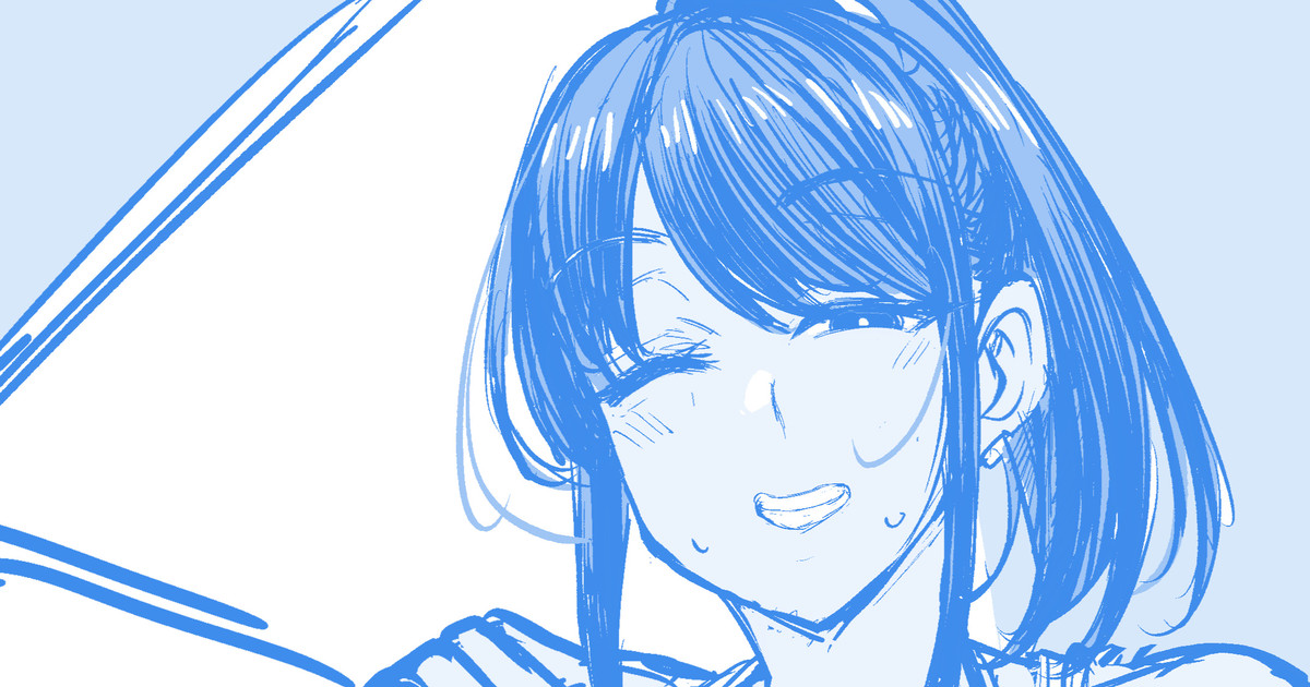 表紙イラスト没ラフ